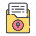 confidentiality folder, file, security, folder, padlock, secret, documents