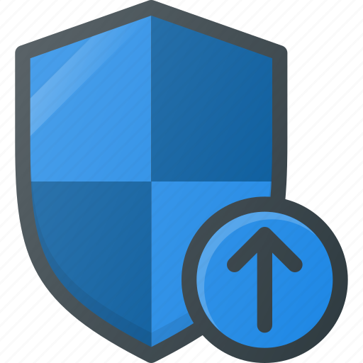 Firewall, protect, protection, security, shield, upload icon - Download on Iconfinder