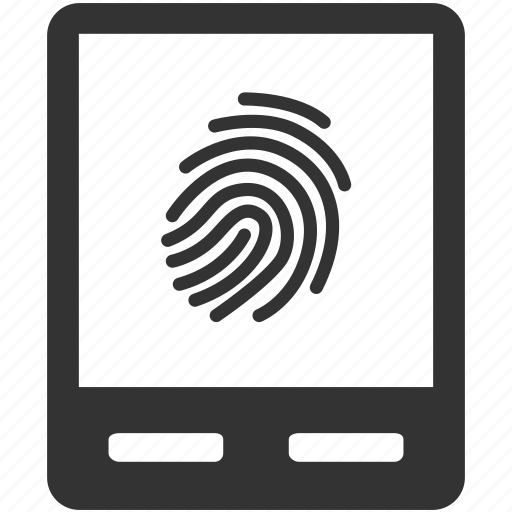 Biometric security, fingerprint scanner, touch scan, password, protect, scan, unlock icon - Download on Iconfinder