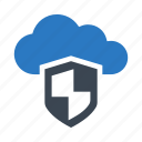 cloud, protection, safety, security, shield