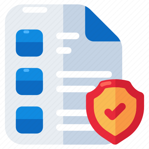 List security, list protection, secure list, secure checklist, secure todo icon - Download on Iconfinder