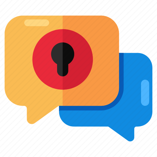 Secure chat, secure message, encrypted chat, encrypted message, secure text icon - Download on Iconfinder