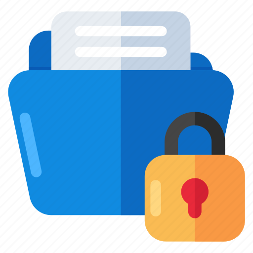 Folder security, folder protection, secure folder, secure document, secure doc icon - Download on Iconfinder