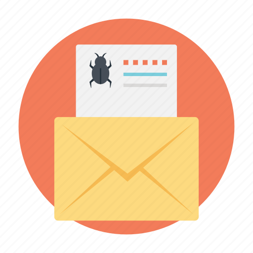 Email virus threat, malware, spam email, virus hoax, web beacon icon - Download on Iconfinder