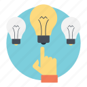 bulb, idea, innovation, smart solution, the best solution
