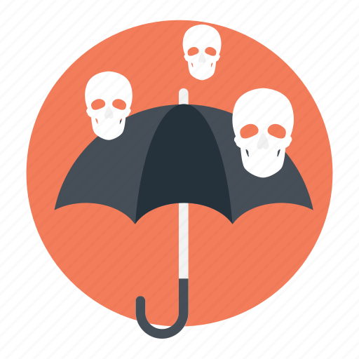 Cyber insurance, cybersecurity, privacy insurance, umbrella, virus risk management icon - Download on Iconfinder