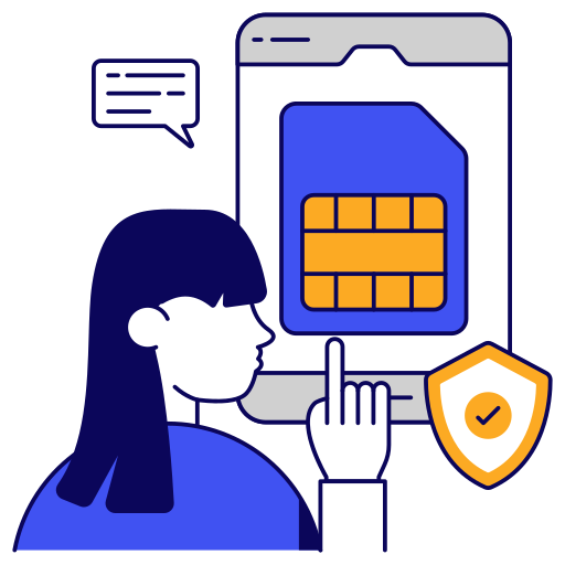 Secure, sim, security, protection, safety, card icon - Download on Iconfinder