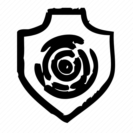 Fingerprint, protection, safety, secure, security, shield icon - Download on Iconfinder