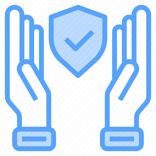 Hand, hands, protect, protection, shield icon - Download on Iconfinder