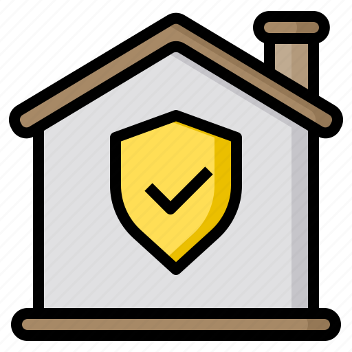 Home, house, protect, security, shield icon - Download on Iconfinder