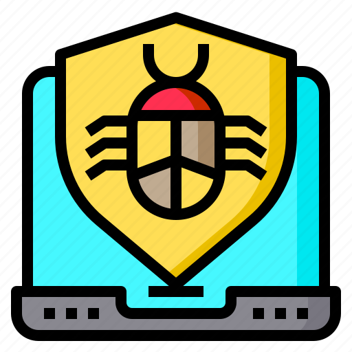 Laptop, protect, security, shield, virus icon - Download on Iconfinder