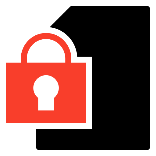 File, lock, locked, private icon - Free download