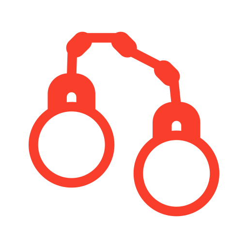 Arrest, handcuffs, police, protection icon - Free download