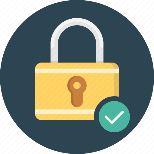 Approve, check, lock, security, safety icon - Download on Iconfinder