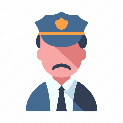 Authority, law, officer, police, security, service, uniform icon - Download on Iconfinder