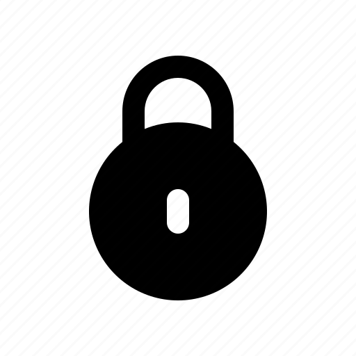 Circle, secure, security, lock icon - Download on Iconfinder