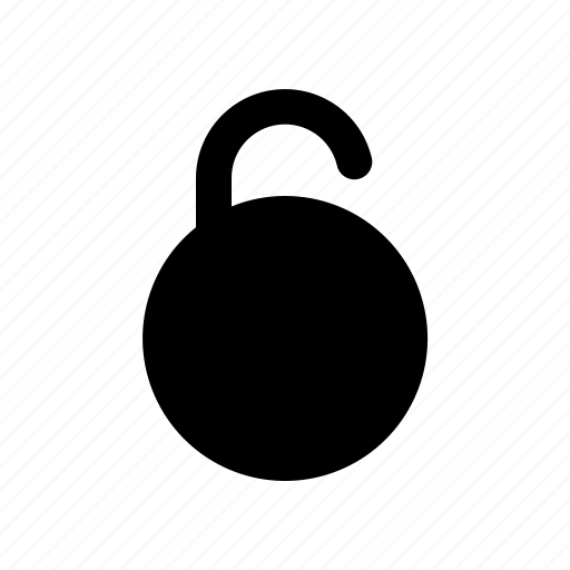 Circle, unlock, secure, security, lock icon - Download on Iconfinder