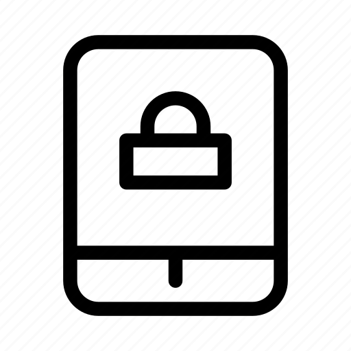 Lock, protect, protection, secure, security, tablet icon - Download on Iconfinder