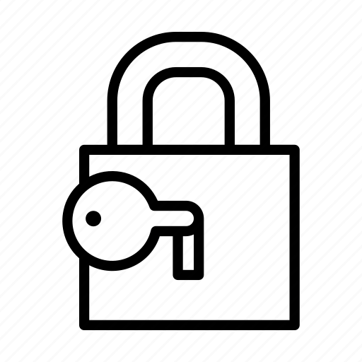 Lock, padlock, key, safe, closed icon - Download on Iconfinder