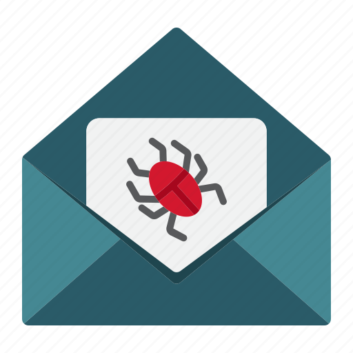 Email, envelope, mail, message, security, spam, virus icon - Download on Iconfinder