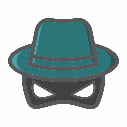 Agent, anonymous, hat, incognito, private, secret, spy icon - Download on Iconfinder