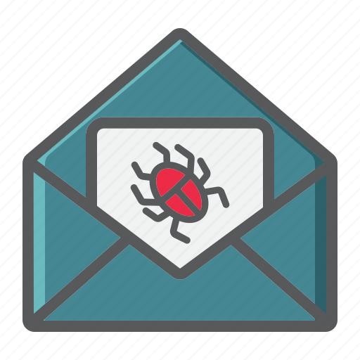 Email, envelope, mail, message, security, spam, virus icon - Download on Iconfinder