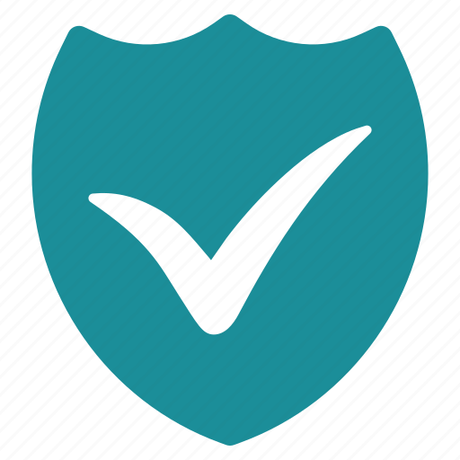 Check, confirm, security, shield, success, valid, validation icon - Download on Iconfinder
