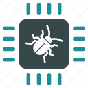 bug, chip, digital, hardware, insect, processor, technology