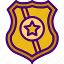 badge, business, police, secure, security