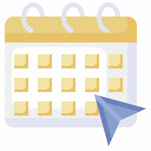 Date, calendar, select, cursor, time icon - Download on Iconfinder