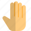 hand, palm 
