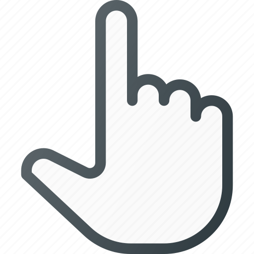 Finger, hand, link, over, pointer icon - Download on Iconfinder