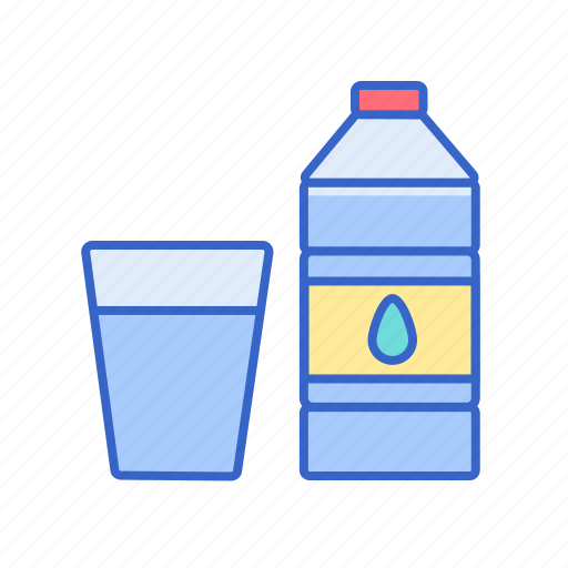 Bottle, drink, glass, hydrate, water, water bottle icon - Download on Iconfinder