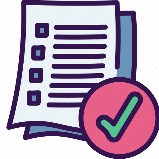 Check, list, compliance, tick, file, submission, tasks icon - Download on Iconfinder