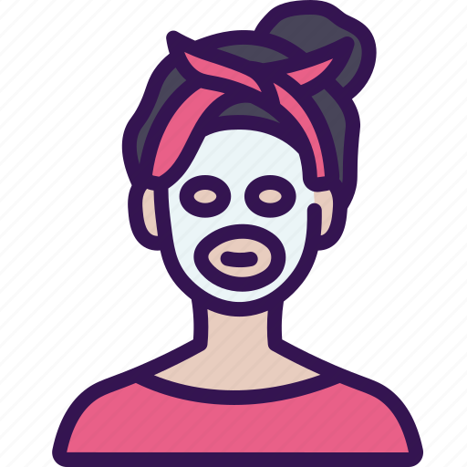Face, mask, skin, care, woman, self, love icon - Download on Iconfinder