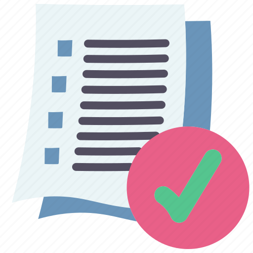 Check, list, compliance, tick, file, submission, tasks icon - Download on Iconfinder