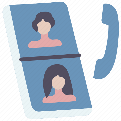 Conference, self, help, call, friends, care icon - Download on Iconfinder