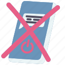 digital, detox, no, smartphones, signaling, prohibition, prohibited, forbidden