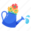 flower can, watering can, watering pot, gardening can, gardening tool 