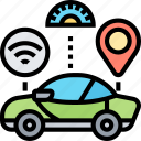connected, control, function, driving, vehicle