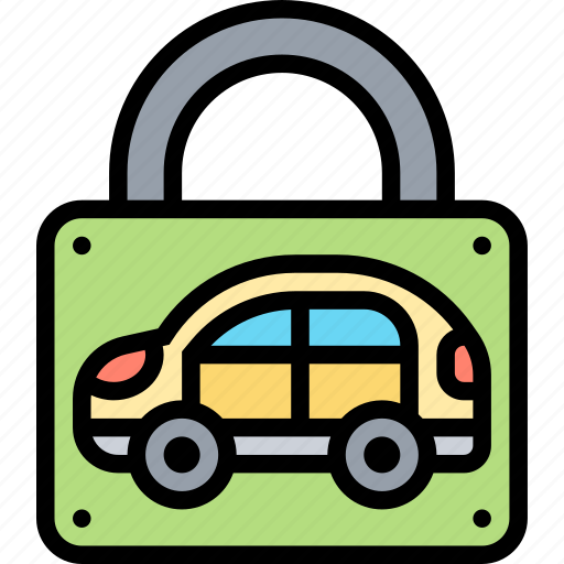 Cybersecurity, locked, technology, automobile, antitheft icon - Download on Iconfinder