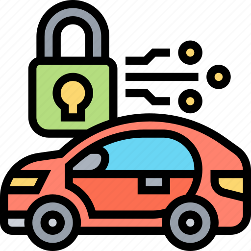 Data, locked, digital, authentication, vehicle icon - Download on Iconfinder