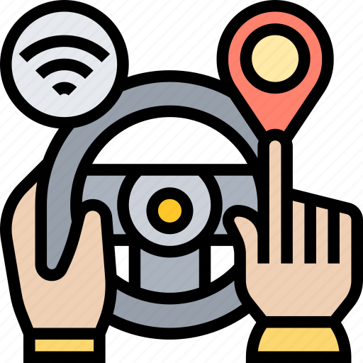 Interface, navigation, machine, human, driving icon - Download on Iconfinder