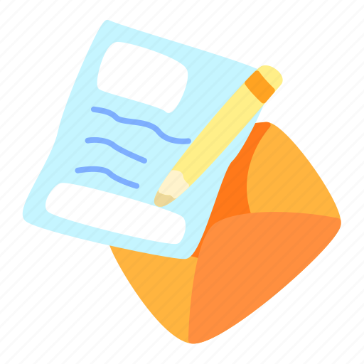 Letter, message, email, business, pen icon - Download on Iconfinder