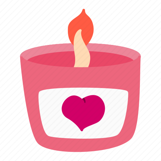 Candle, love, romance, selfcare, fragrance icon - Download on Iconfinder