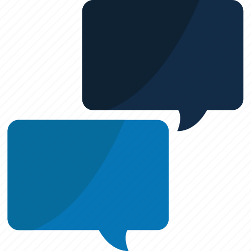 Blue, bubbles, chat, comments, communication, talk, bubble icon - Download on Iconfinder