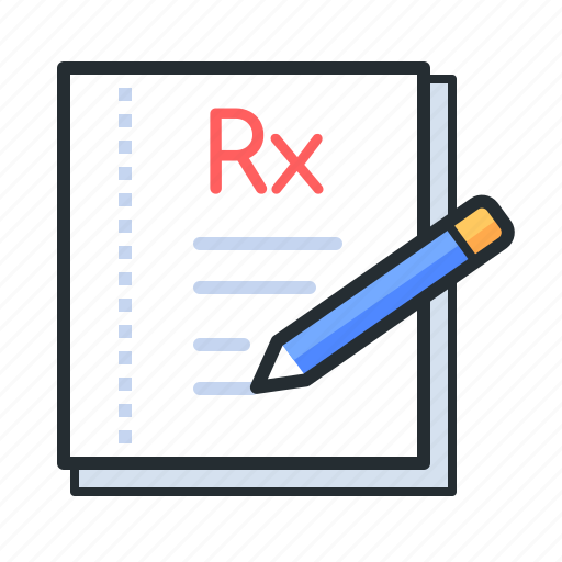 Prescription, documents, pencil, paper icon - Download on Iconfinder