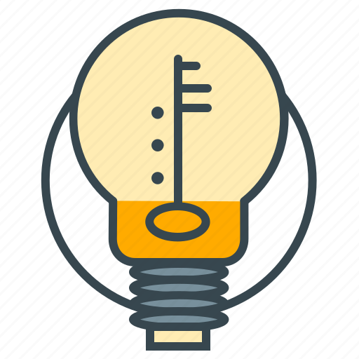 Business, creative, idea, key, lightbulb, seo, thought icon - Download on Iconfinder