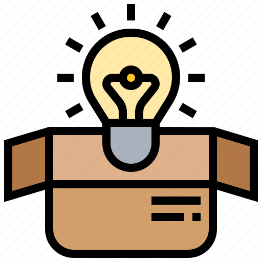 Creative, design, lightbulb, package, productive icon - Download on Iconfinder