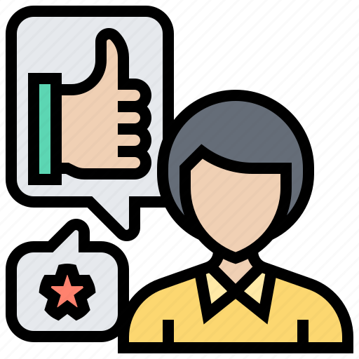 Buyer, communication, customer, like, reviews icon - Download on Iconfinder